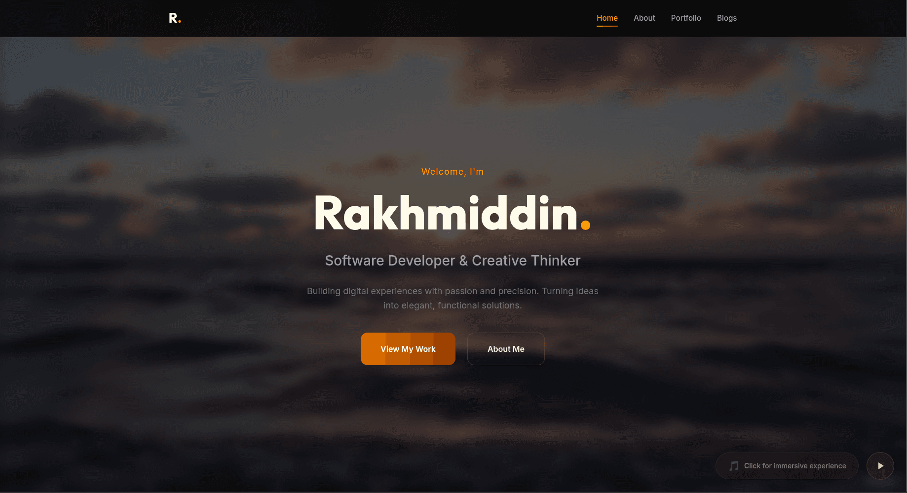 Rakhmiddin.uz - Personal Portfolio